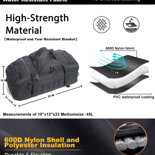 travel bags black